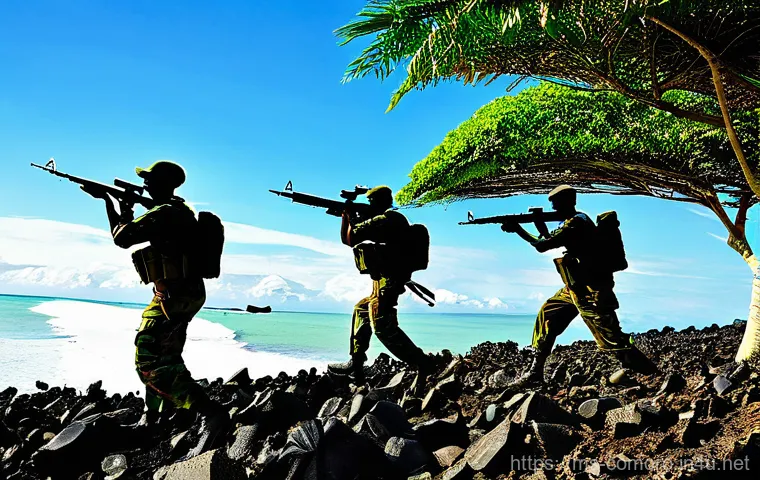 코모로 국방력과 군사 협력 - Prompt 1: Comoran National Development Army (AND) Coastal Patrol**