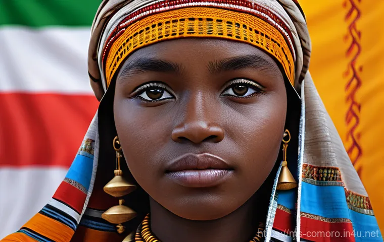 코모로 무슬림 문화와 예절 - Here are three detailed image prompts in English, designed to capture the essence of Comorian cultur...