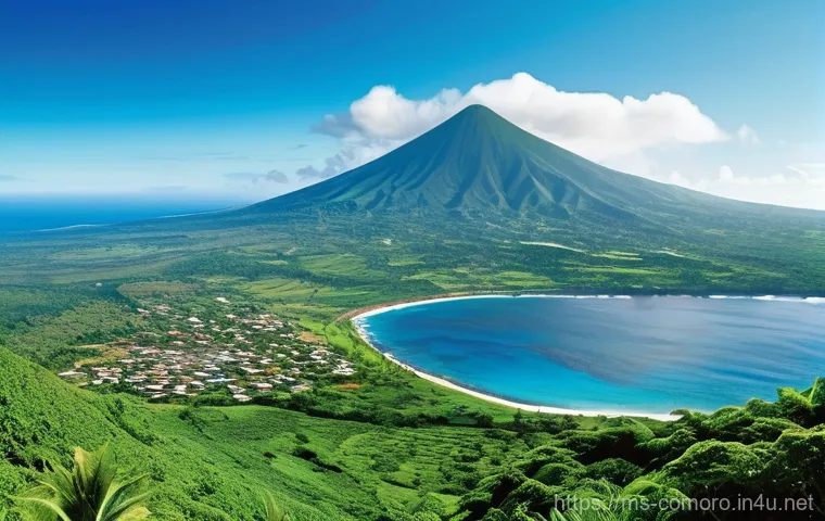 코모로 유네스코 문화유산 - **An atmospheric depiction of the historic Medina of Moroni, Comoros.** The image should capture the...